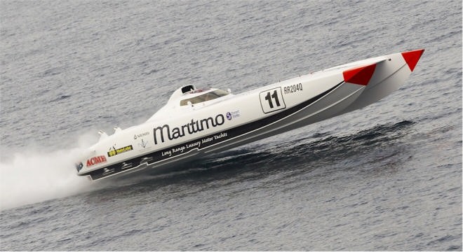 Maritimo wins in Newcastle -  Newcastle Challenge- Australian offshore Powerboats series 2007 © John Wheatley for AOPC http://www.aopc.com.au/
